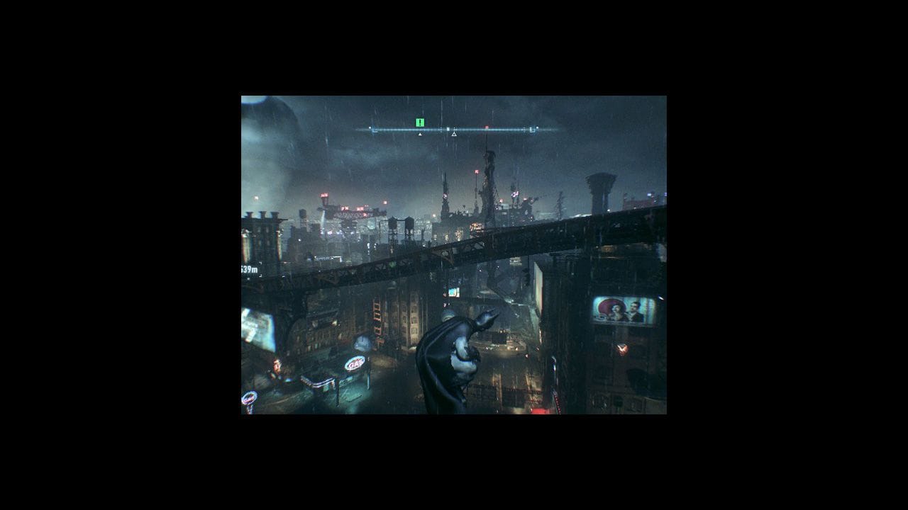 A screen capture of how I tried to Batman: Arkham Knight