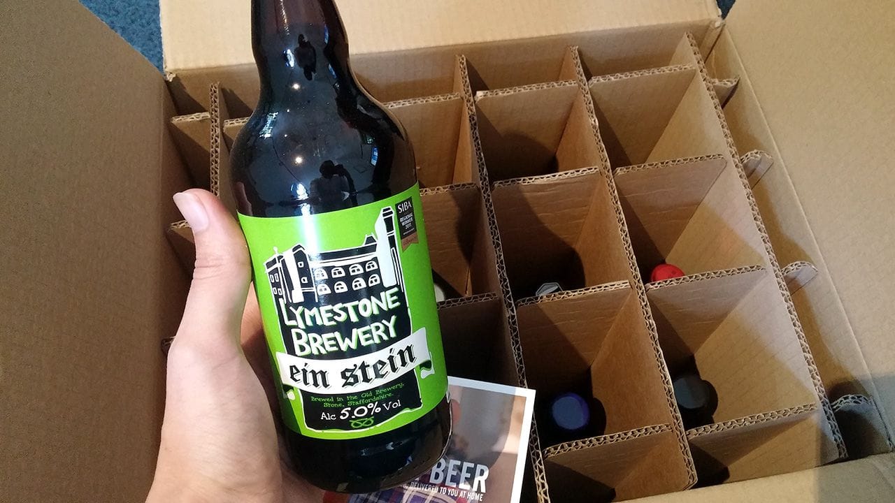Unboxing the first delivery from Beerbods