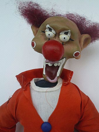 A Zombie Clown doll